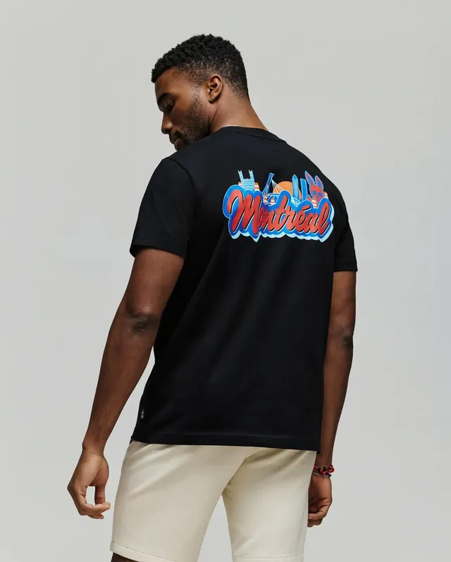 Psycho Bunny Men's Tees MENS MONTREAL TEE t-shirt nera 2/XXS-9/XXXL cotone Pima