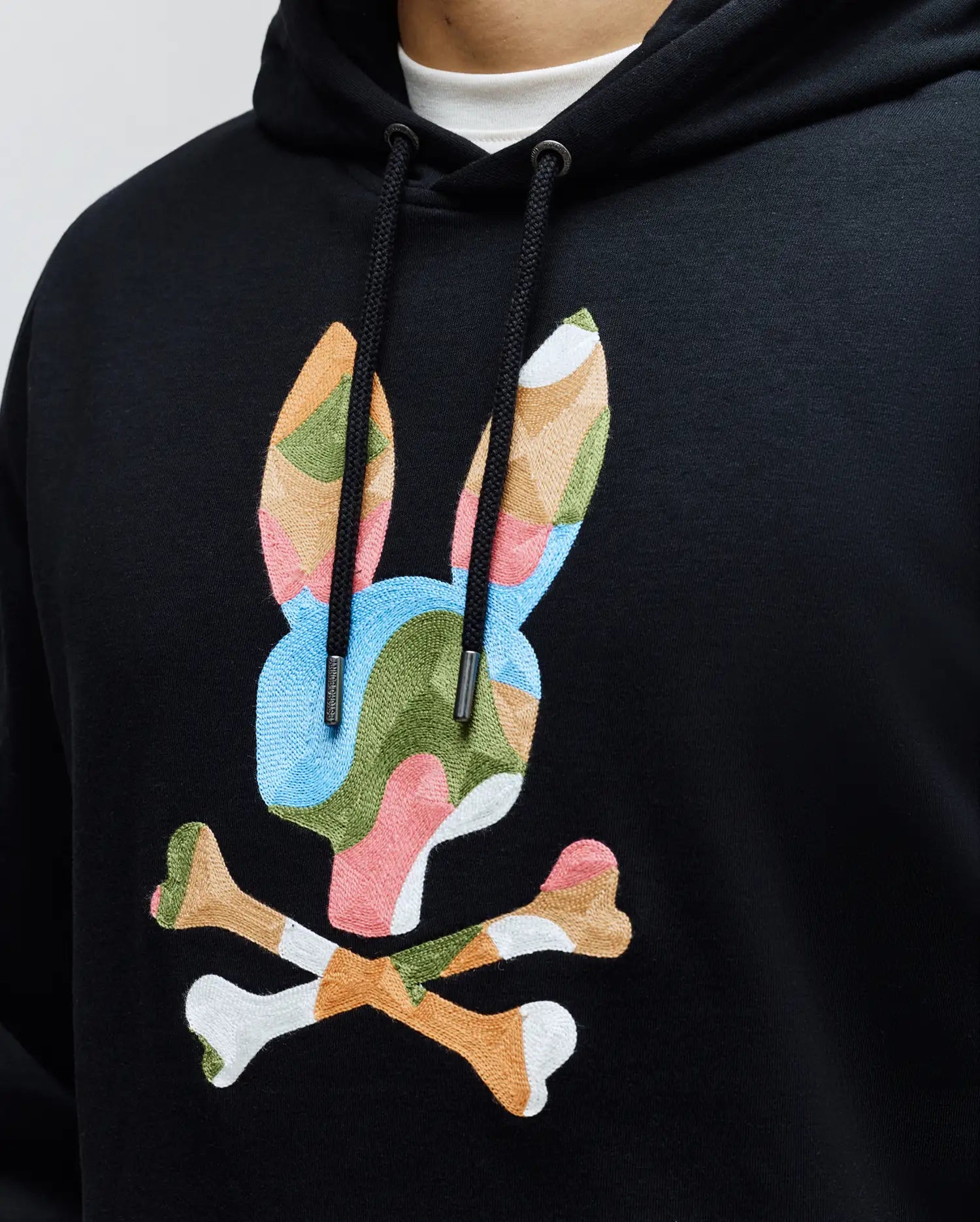 Psycho Bunny Men's Sweatshirts & Hoodies Ara Hoodie MT0500174 felpa nera