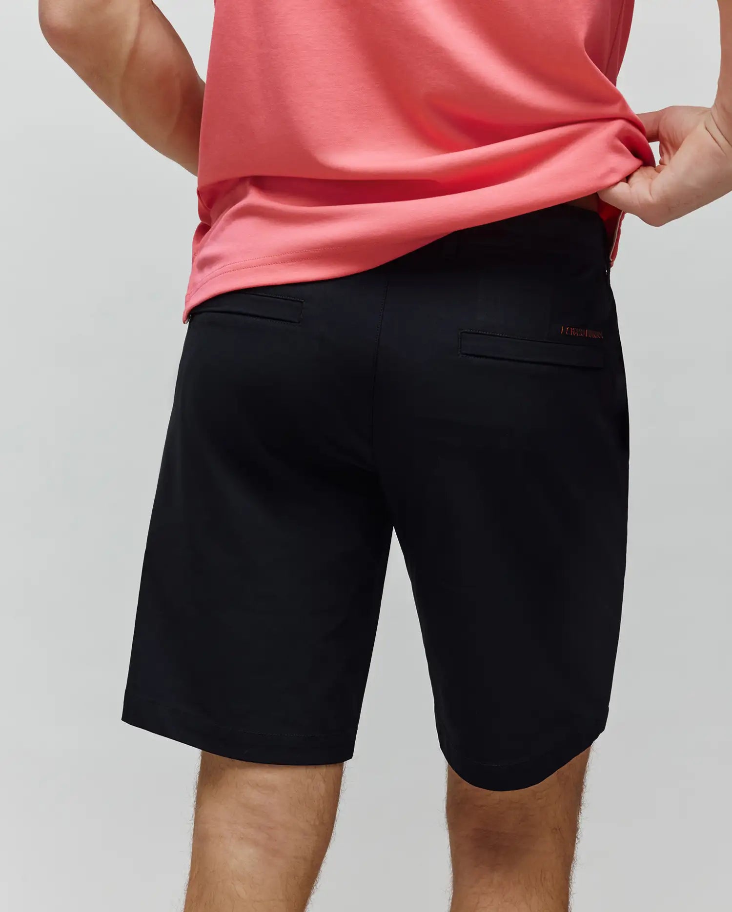Psycho Bunny Men's Shorts MENS MAVERICK 10K STEP SHORT 9" - B6R969F200 shorts neri traspiranti