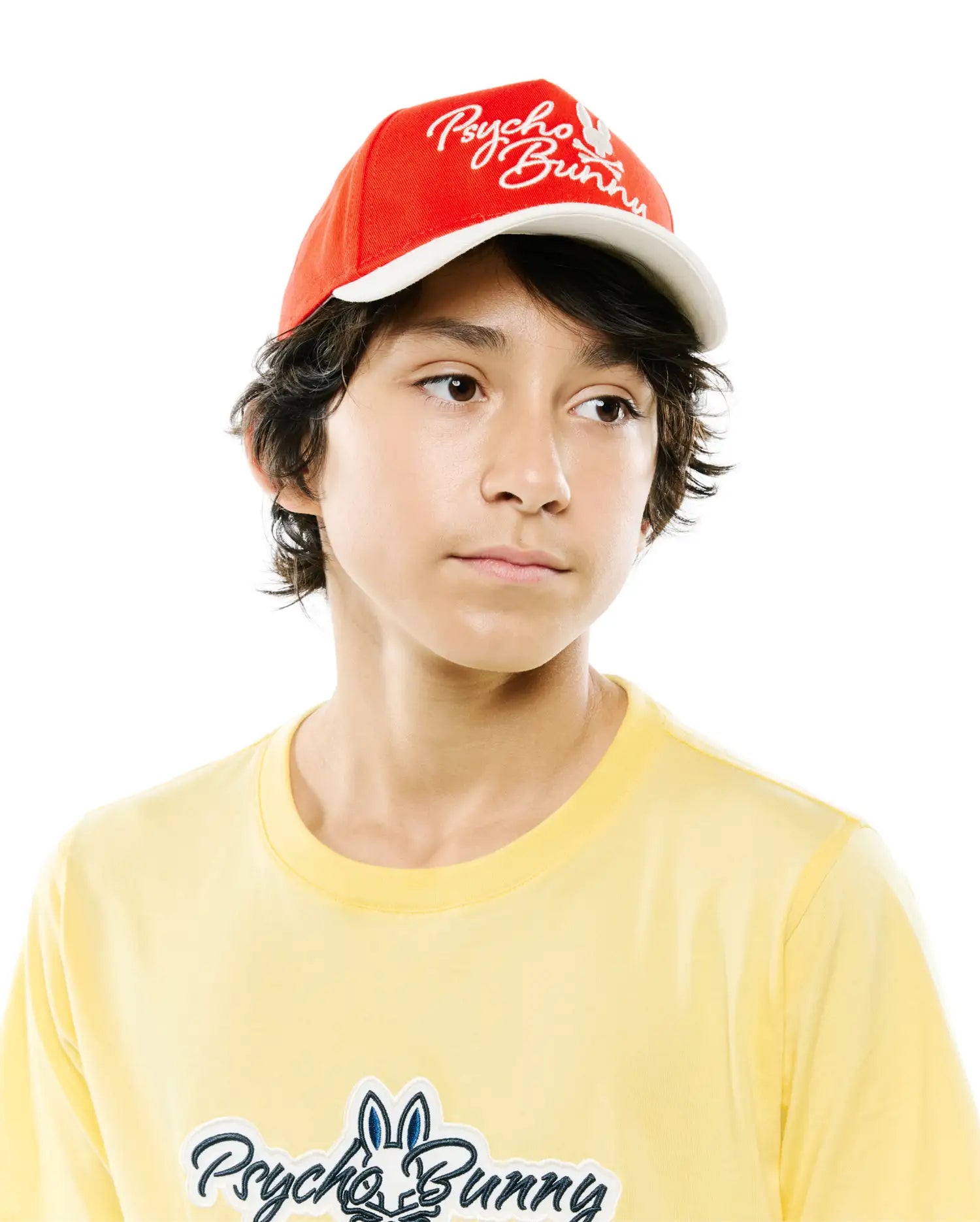 Psycho Bunny Kids Accessories Sable cappellino trucker rosso taglia unica