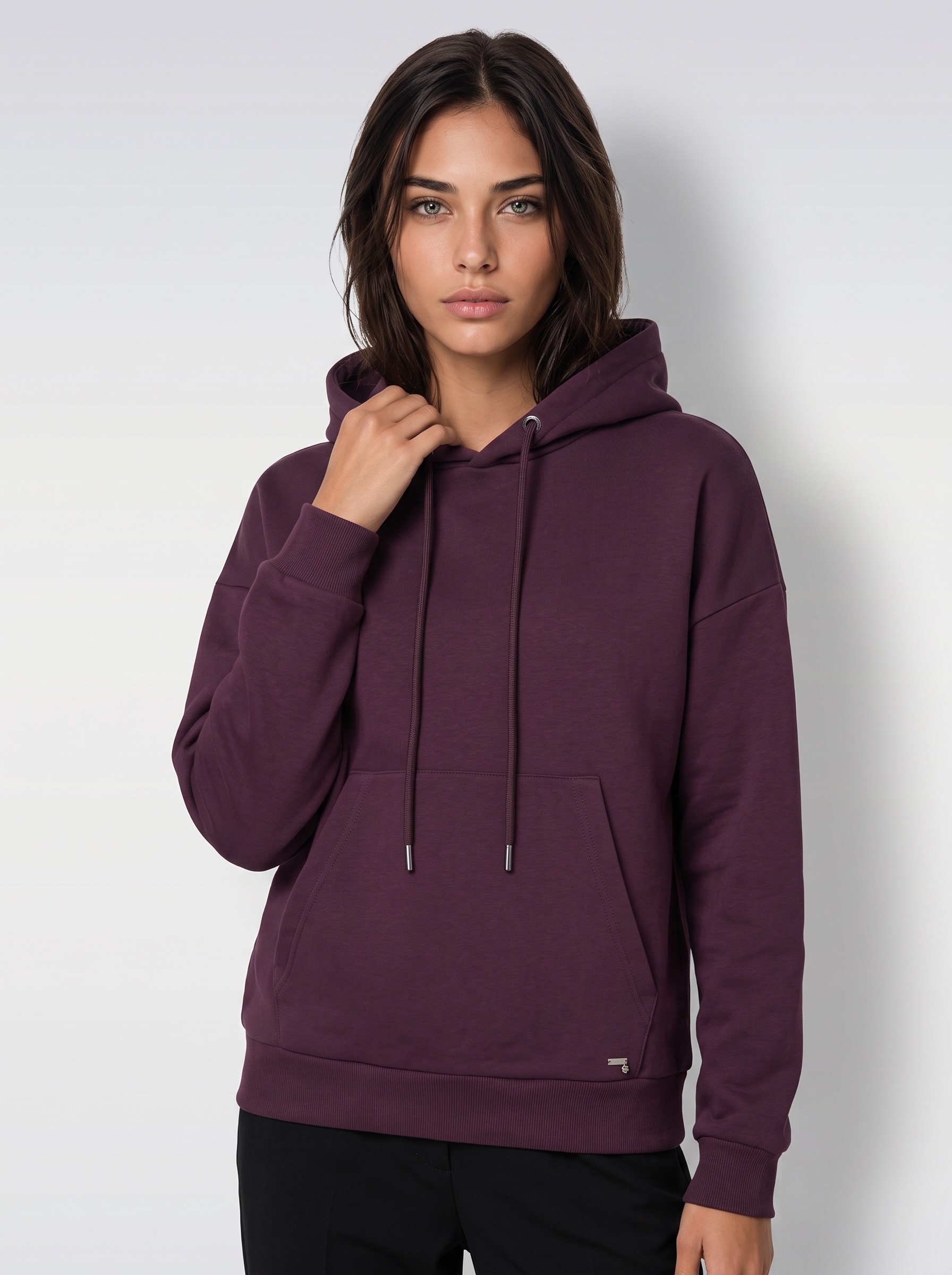 Markup Donna T-Shirt & Felpe Felpa cappuccio interlock