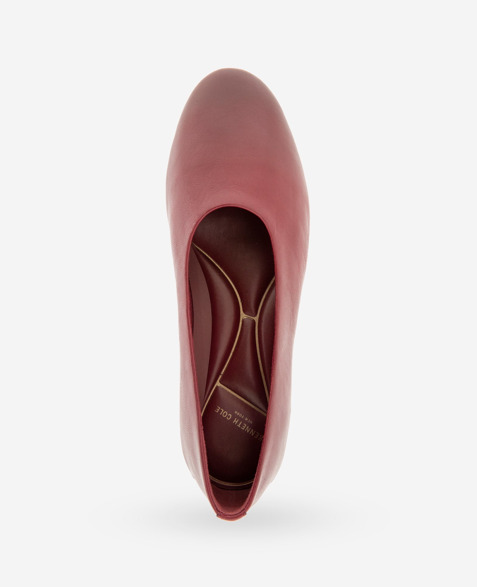 Kenneth Cole Reaction Shoes Garland Leather ballerine in pelle rosso zinfandel, taglia 5-11