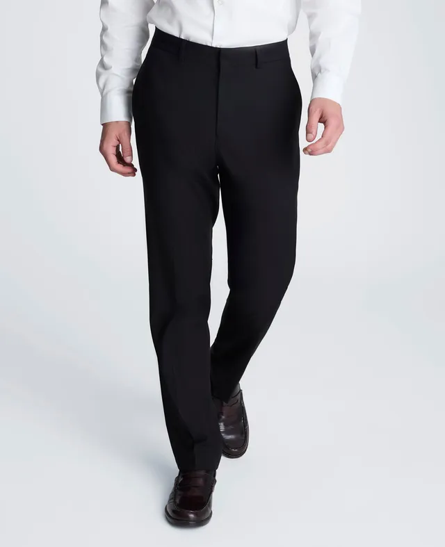Kenneth Cole Reaction Clothing Stretch Suit Separate Pant pantaloni eleganti neri stretch