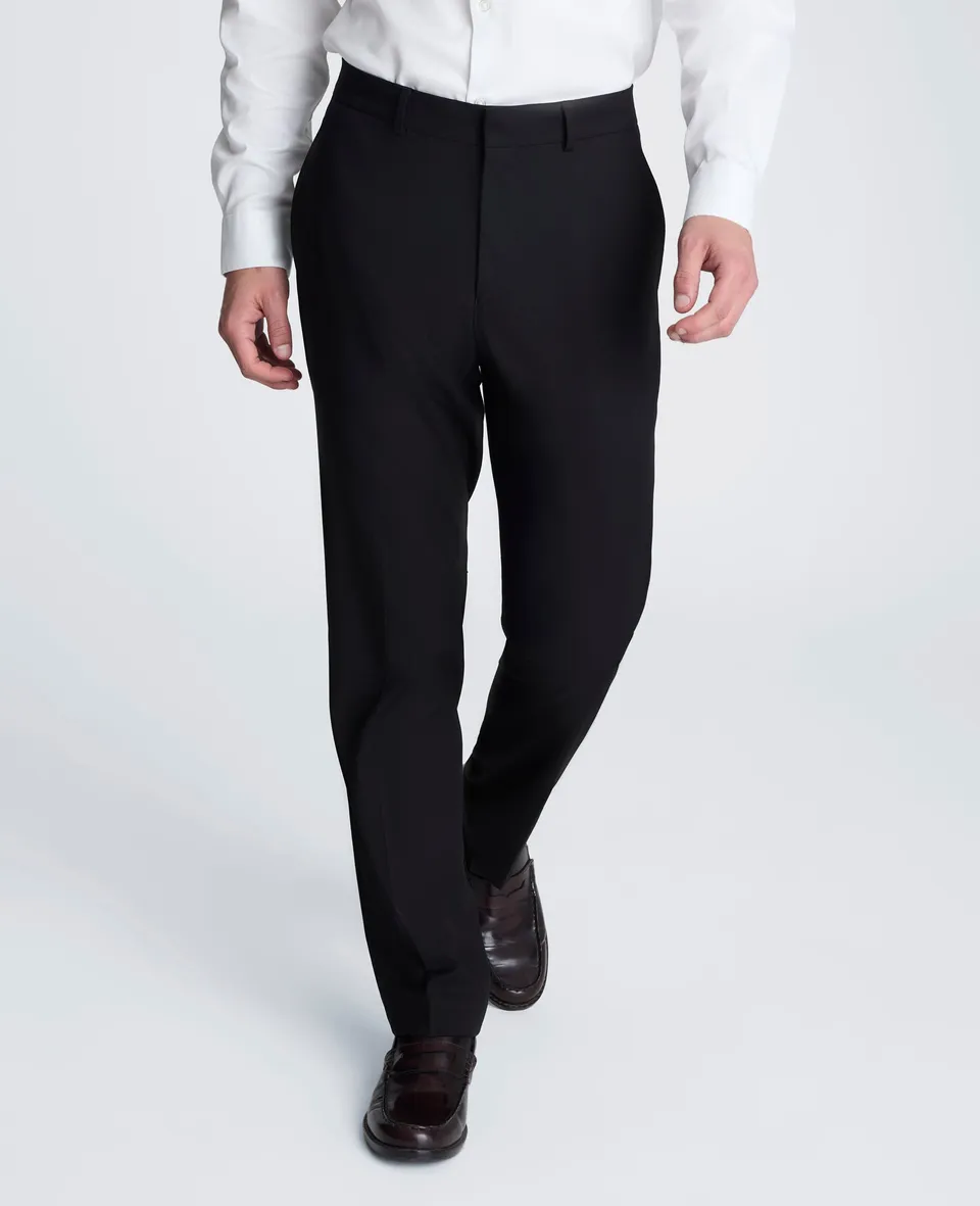 Kenneth Cole Reaction Clothing Stretch Suit Separate Pant pantaloni eleganti neri stretch