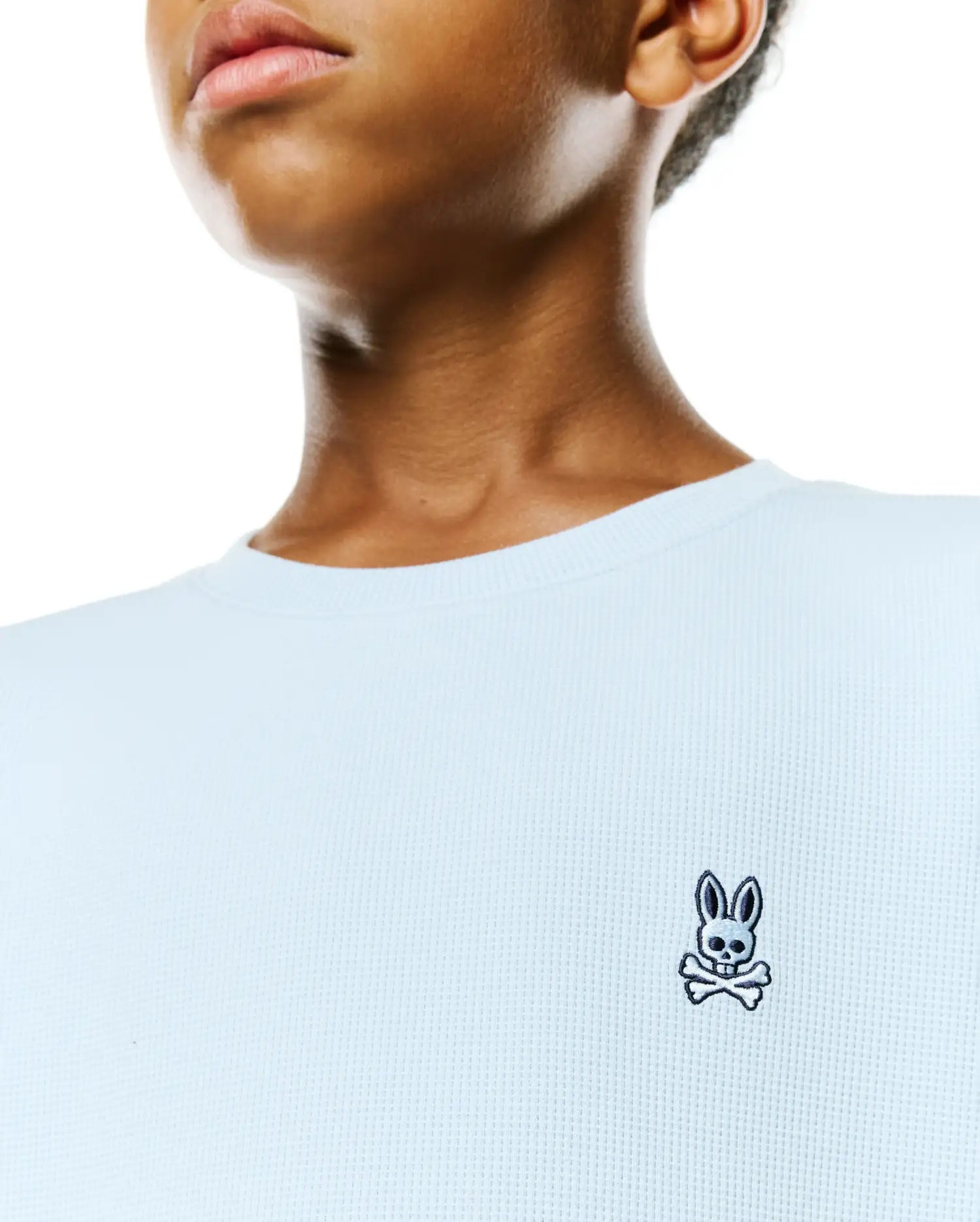 Psycho Bunny Kids Tees KIDS MAXTON WAFFLE TEE KT0200267 maglietta Skyway