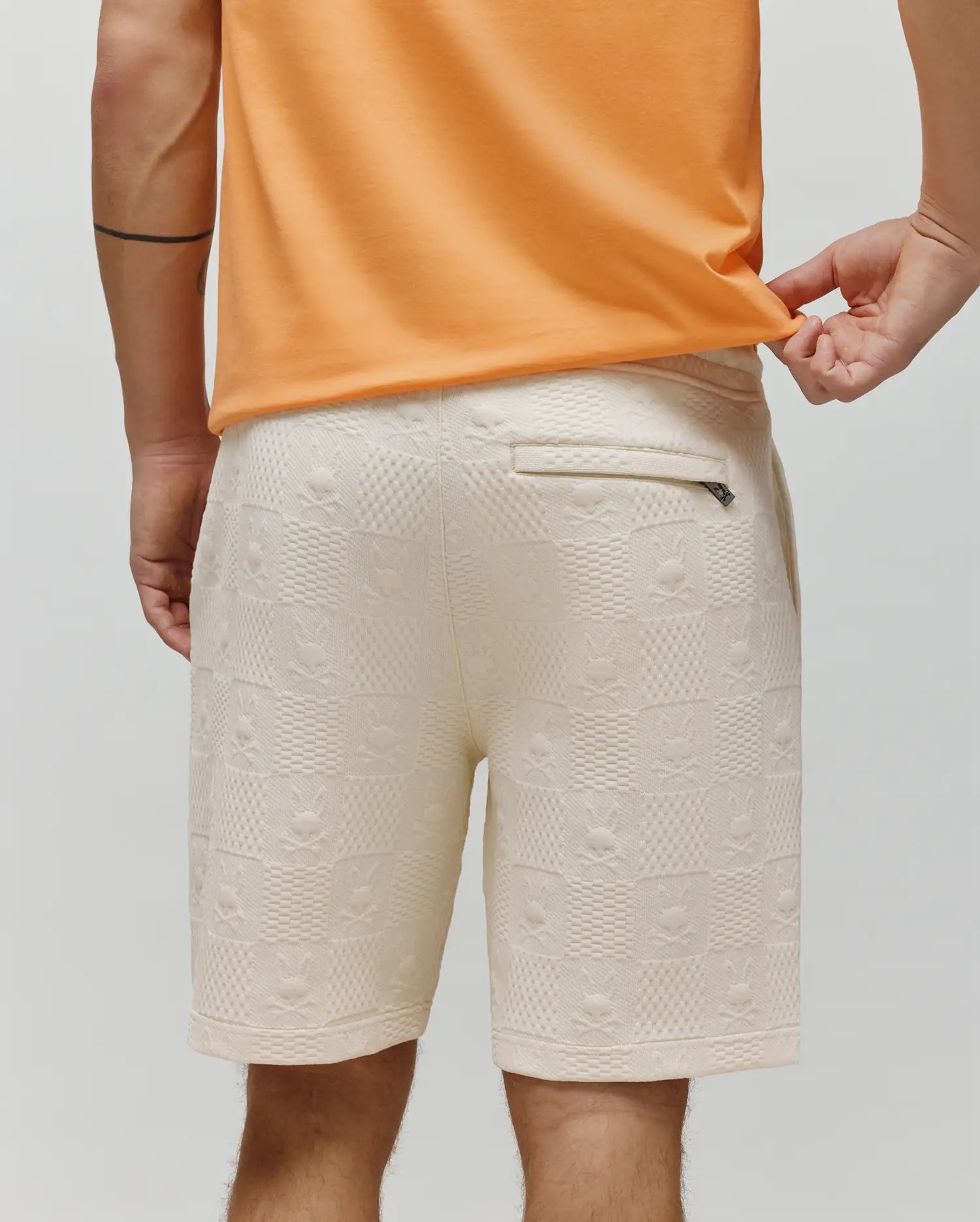 Psycho Bunny Men's Shorts Dustin Sweatshort 8" shorts Pristine XXS-XXXL jacquard