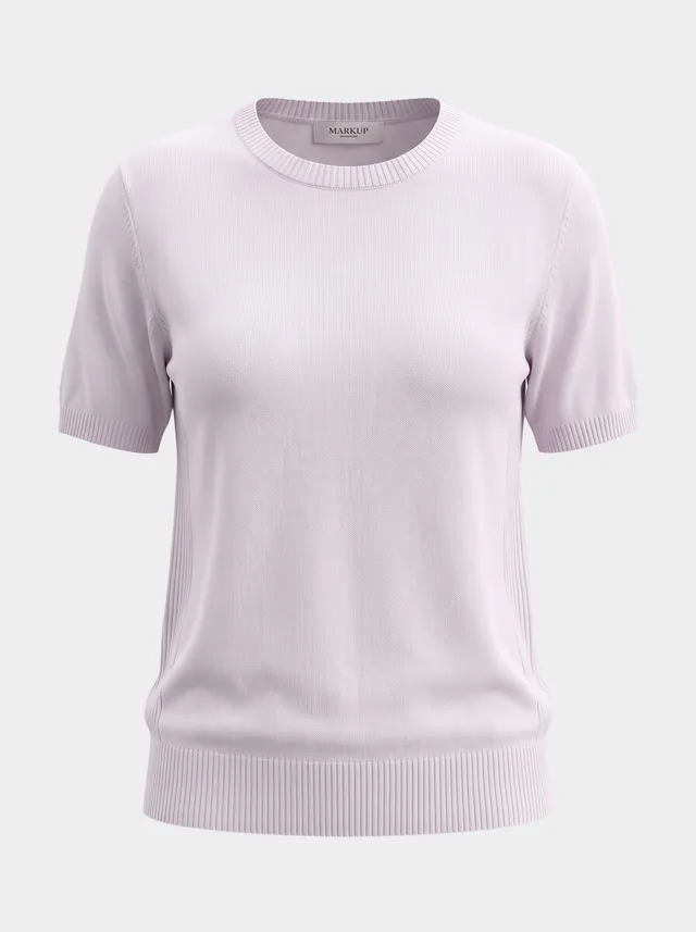 Markup Donna Maglieria Girocollo mezza manica in Cashmere