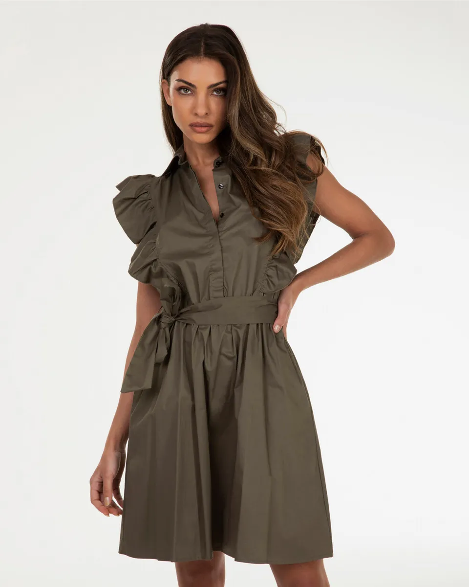 Markup Donna Vestiti Abito smanicato con rouches abito