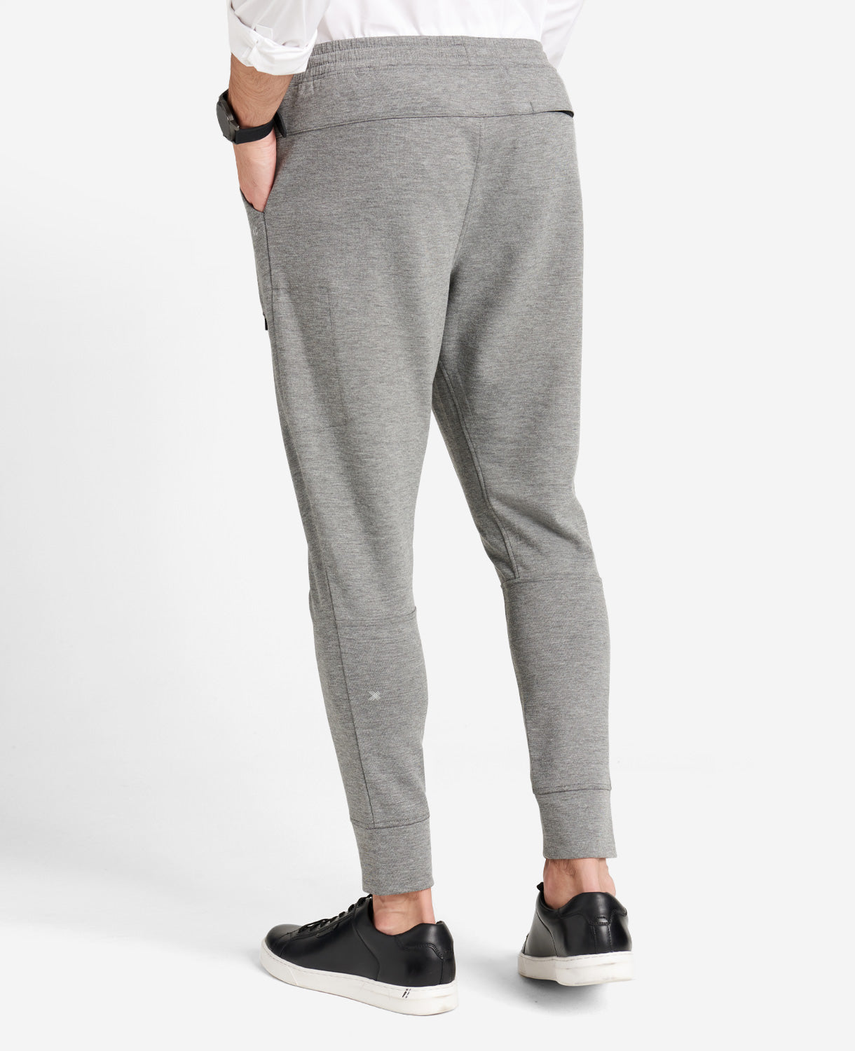 Kenneth Cole Reaction Clothing Fleece Terry Jogger pantaloni gargoyle heath SML