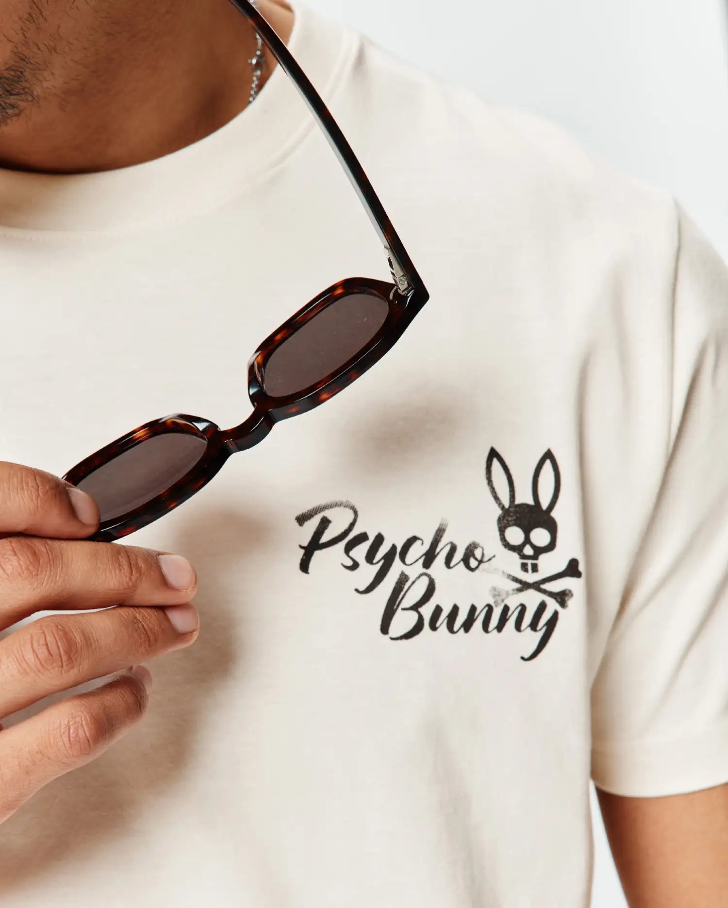 Psycho Bunny Men's Tees Colin Back Graphic Tee t-shirt bianca