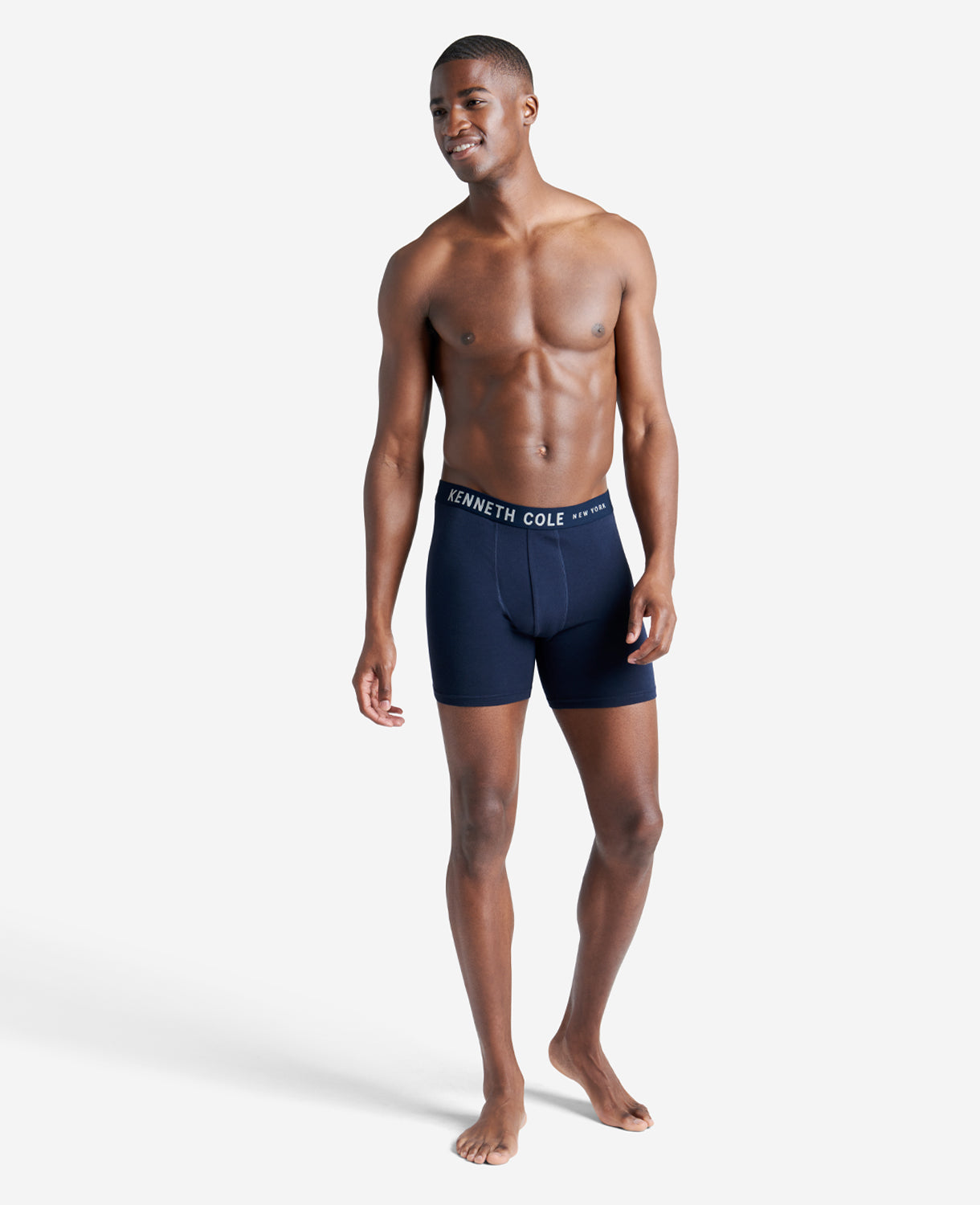 Kenneth Cole Reaction Clothing Cotton Modal Stretch Boxer Brief boxer 3 pezzi elasticizzati