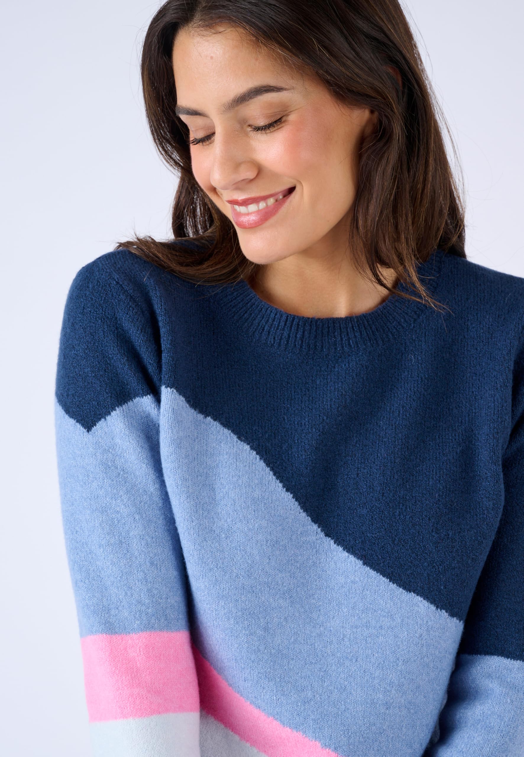 Damart Prêt-à-porter Maglione Gioco Di Colori Maglione girocollo in lana