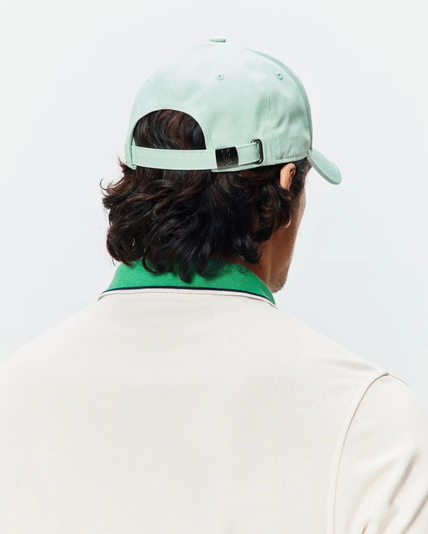 Psycho Bunny Accessories Classic Baseball Cap cappellino verde in cotone