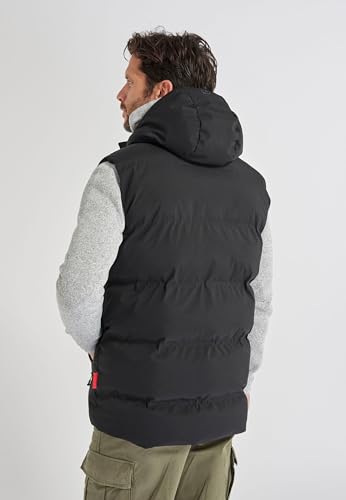 Damart Prêt-à-porter piumino termico smanicato uomo con cappuccio