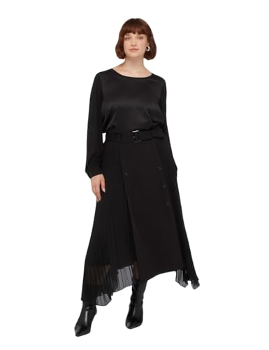 Fiorella Rubino Top e t-shirt T-Shirt Maniche Lunghe in Due Tessuti L Plus
