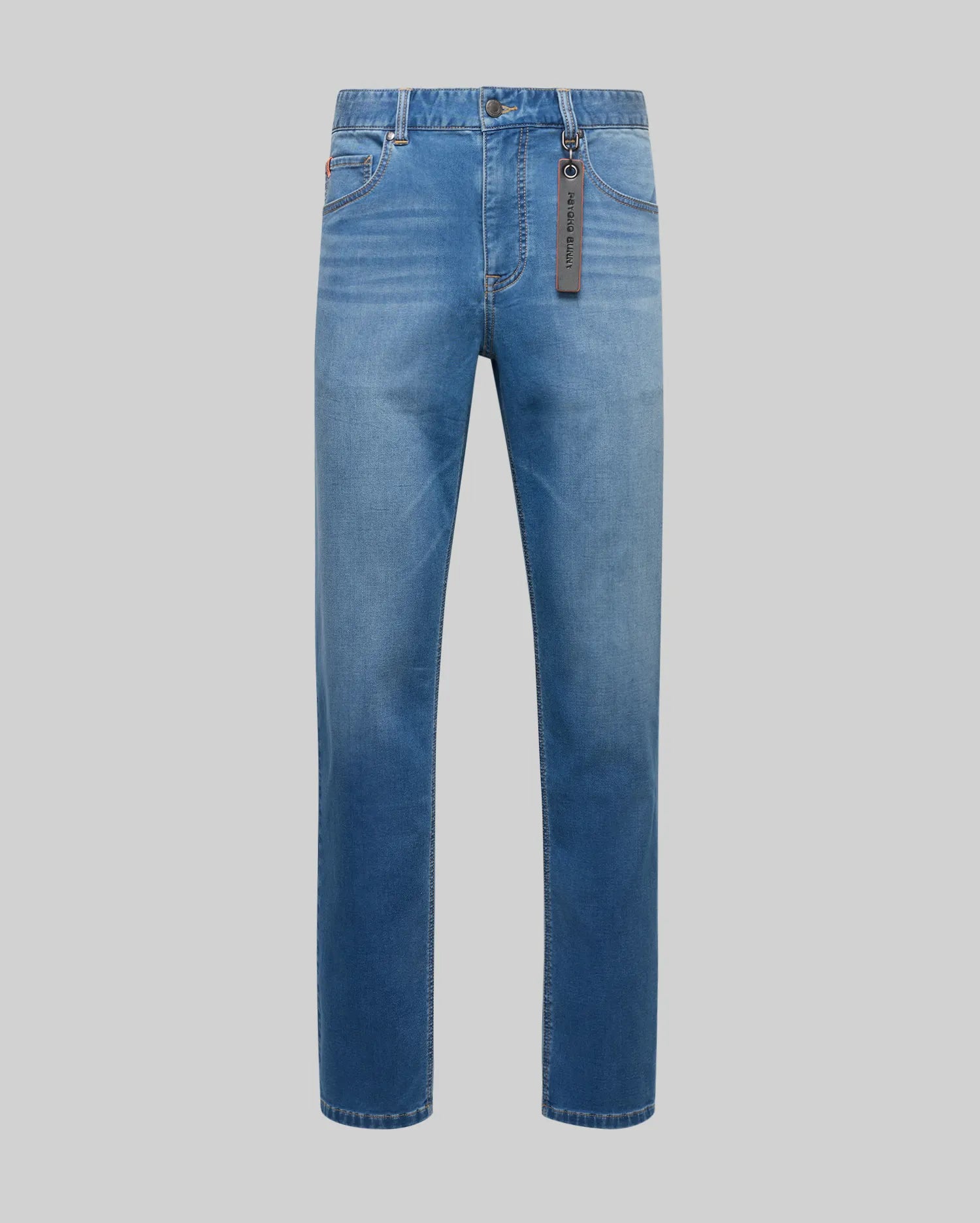 Psycho Bunny Men's Pants Ace Knit Straight Leg Denim Pant 32 L MB0600034 jeans blu vintage