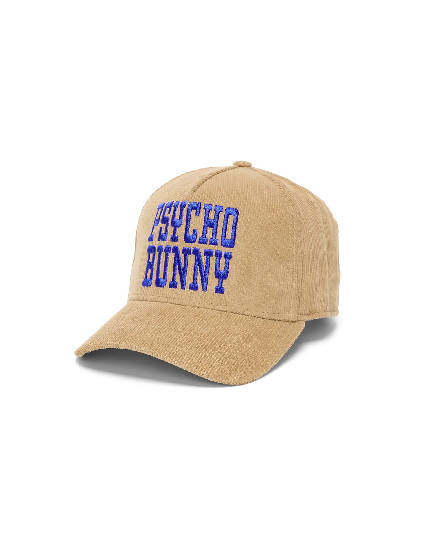 Psycho Bunny Accessories Men's Finnley Corduroy Trucker Cap MO1500221 cappellino beige