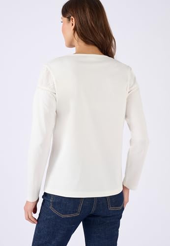 Damart Prêt-à-porter Maglietta da donna manica lunga cotone biologico