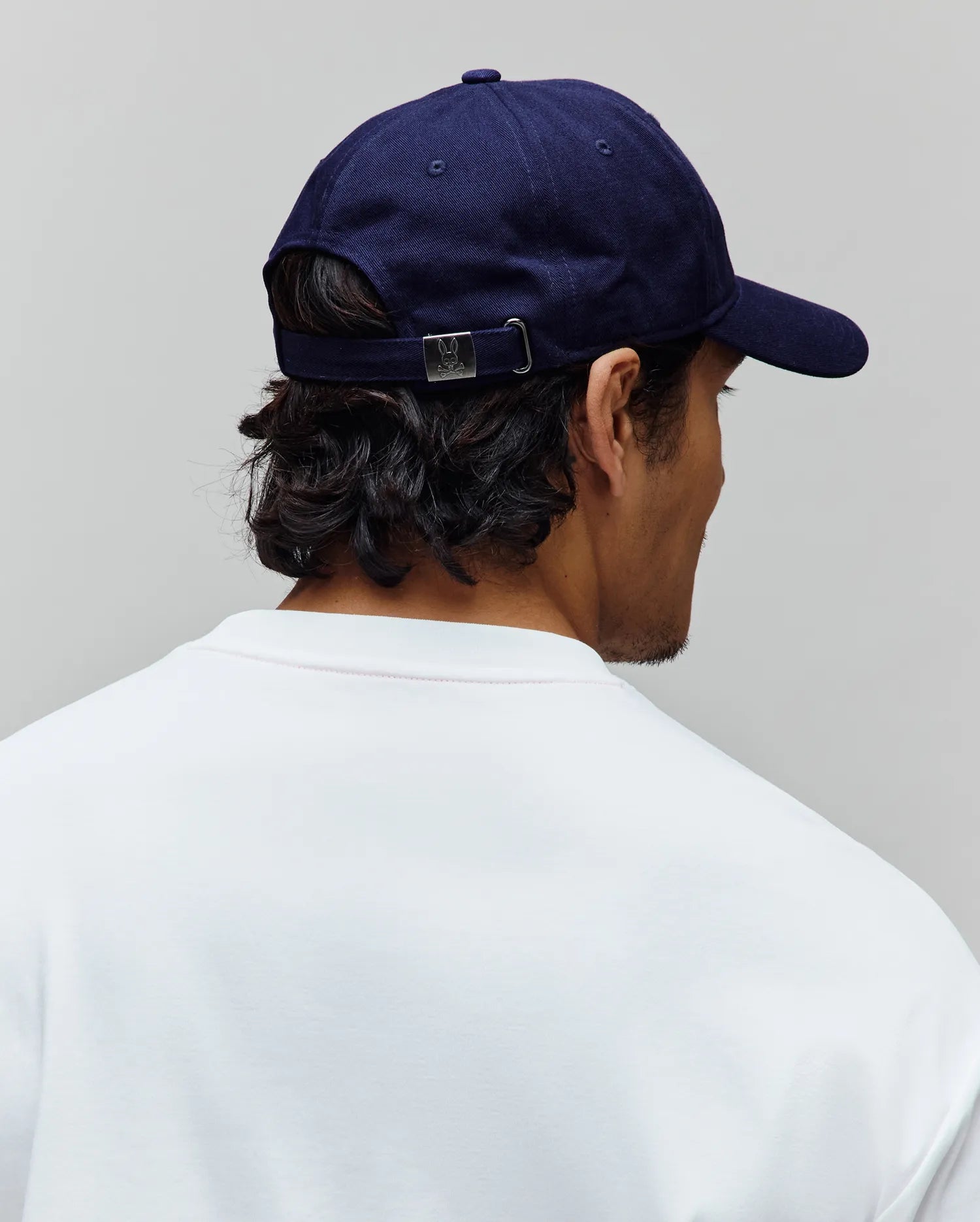 Psycho Bunny Accessories Jimmy Baseball Cap cappellino blu cotone