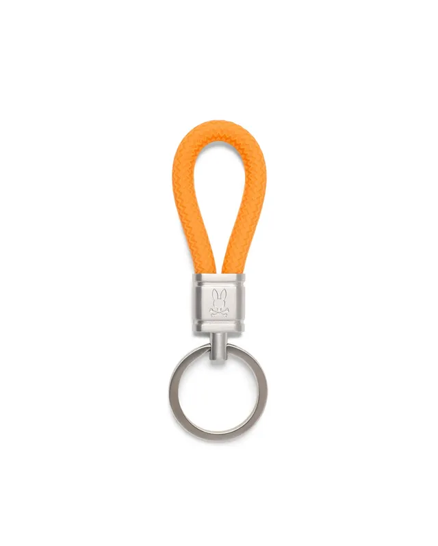 Psycho Bunny Accessories MENS TEXTURED SILICONE KEYCHAIN - MO2400167 portachiavi arancione