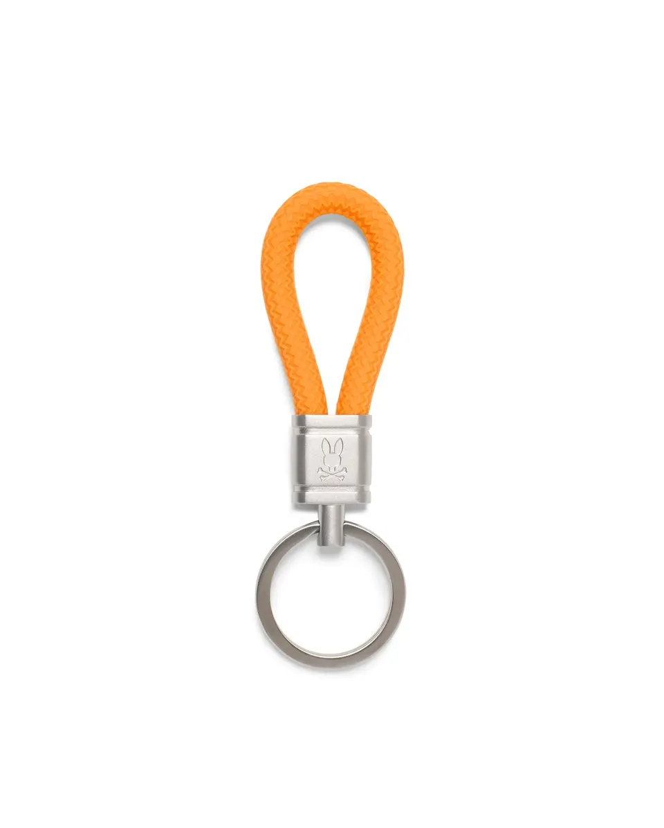 Psycho Bunny Accessories MENS TEXTURED SILICONE KEYCHAIN - MO2400167 portachiavi arancione