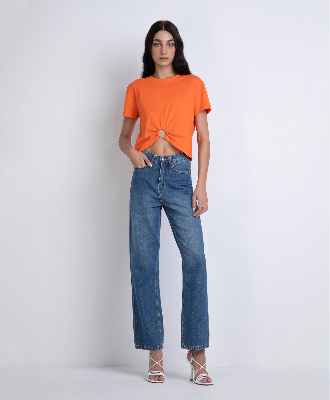 Markup Donna T-Shirt & Felpe T-shirt con anello sul davanti