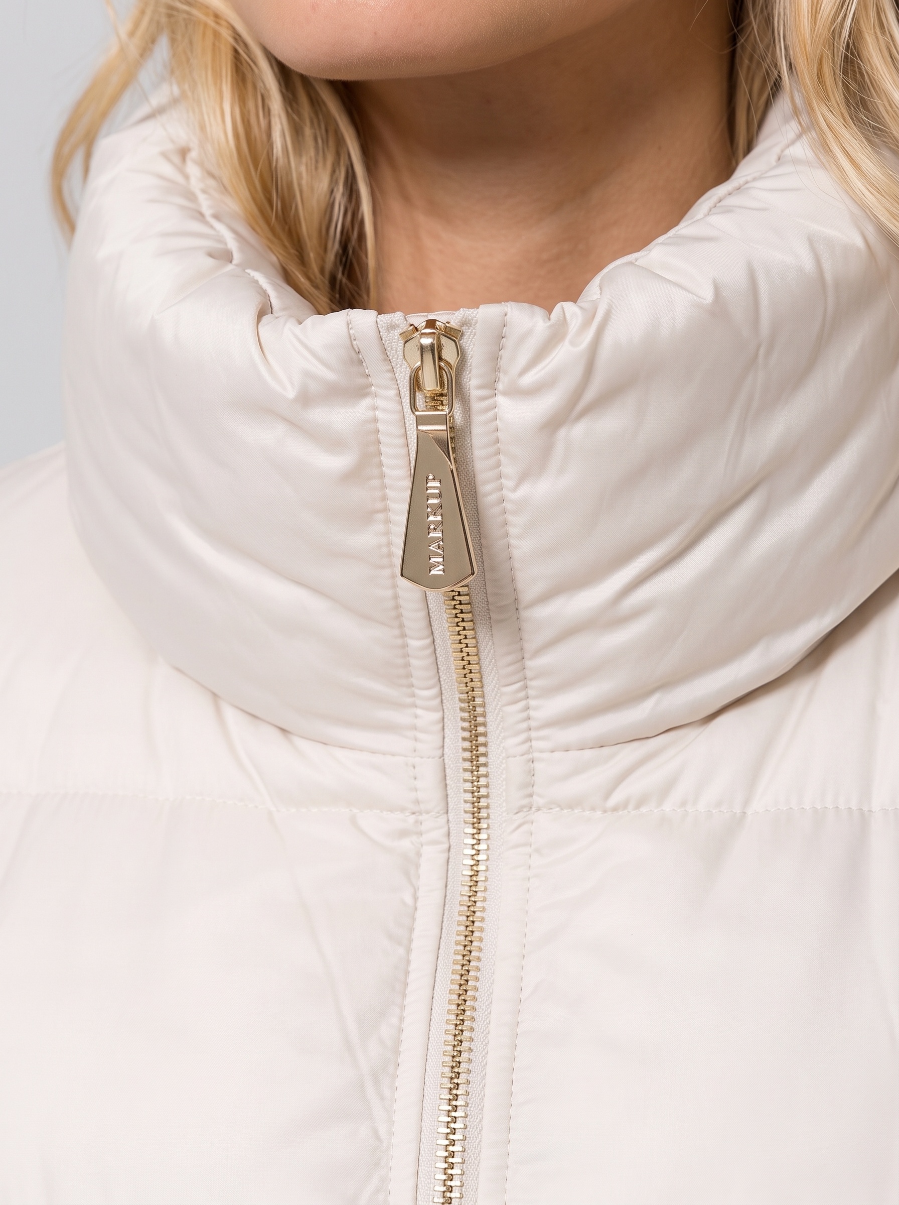 Markup Donna Giacche & Giubbotti Piumino midi in tessuto satin piumino