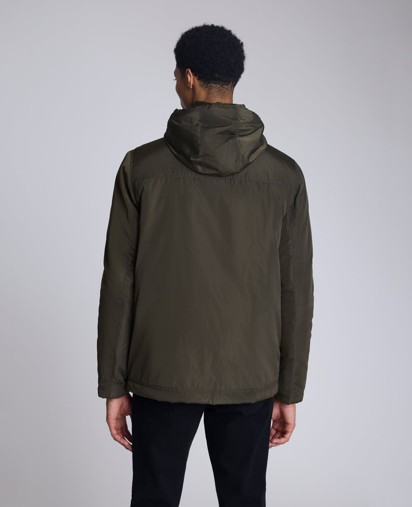 Kenneth Cole Reaction Clothing Utlilty Rain giacca oliva S