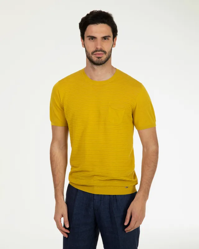 Markup Uomo Maglieria Maglia girocollo con taschino
