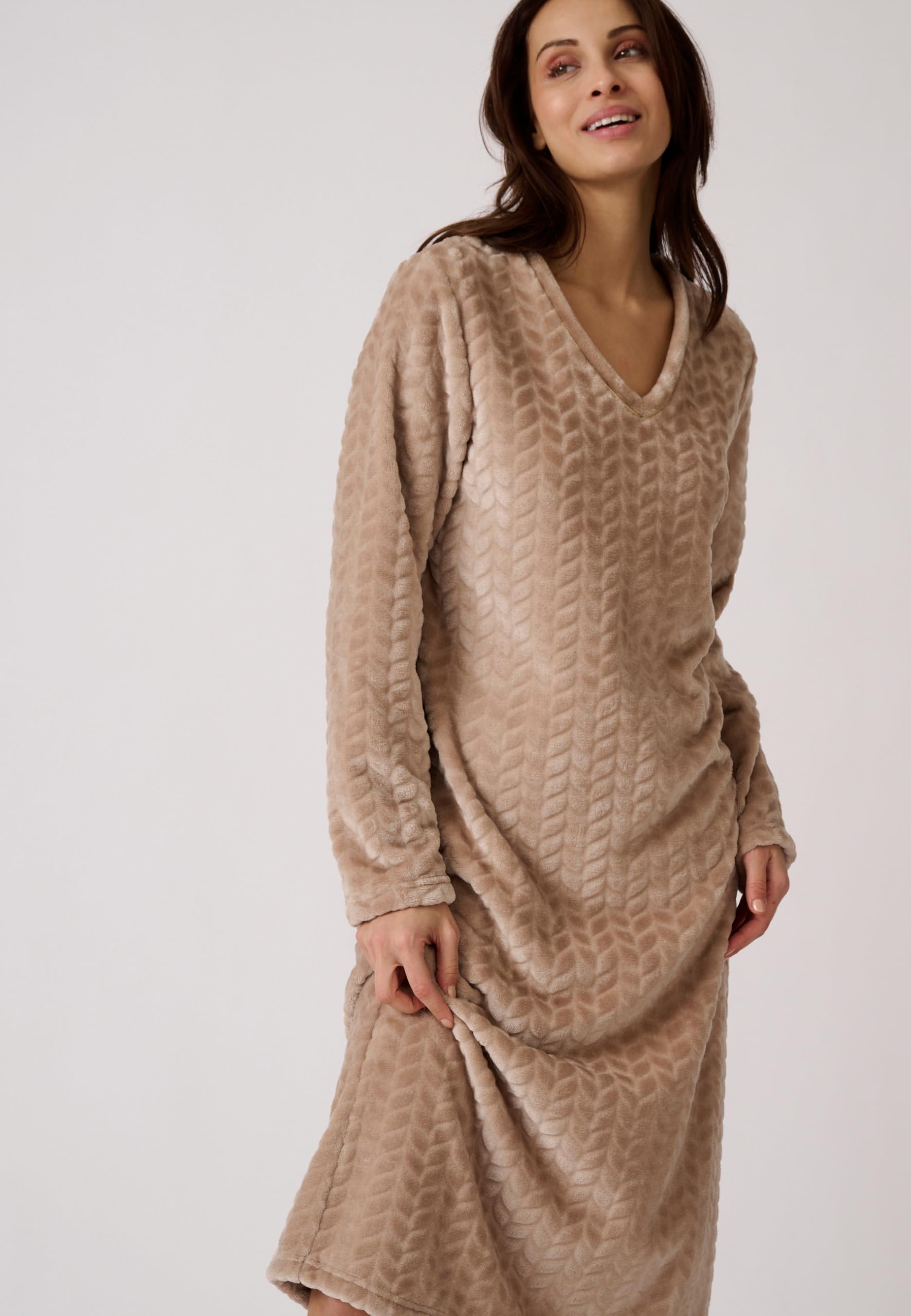 Damart Homewear Thermolactyl camicia da notte donna calda