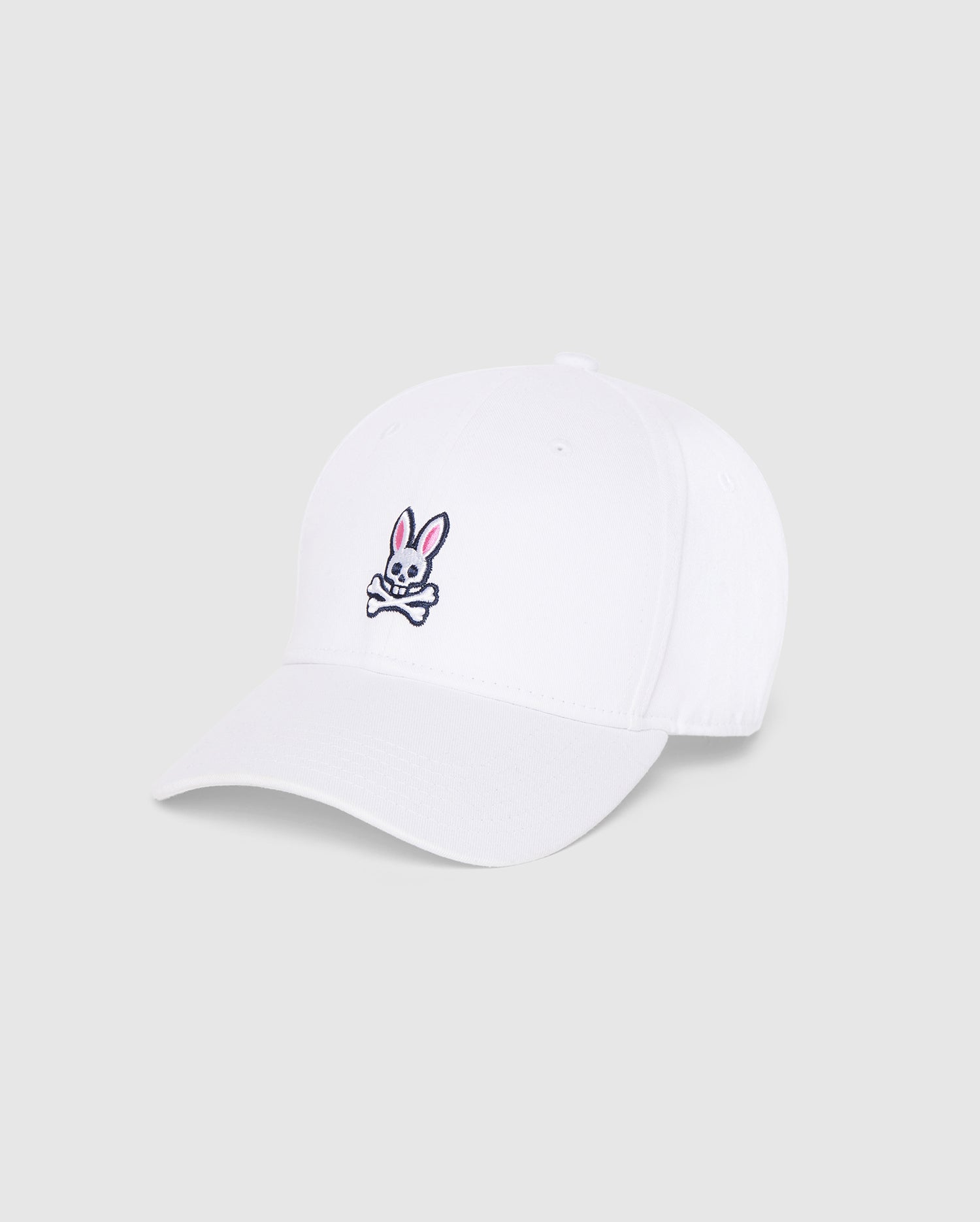 Psycho Bunny Accessories B6A816A1HT cappellino baseball bianco cotone