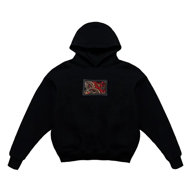 MYL CLOTHING SELECTED RUG HOODIE felpa XS patch HERITAGE
