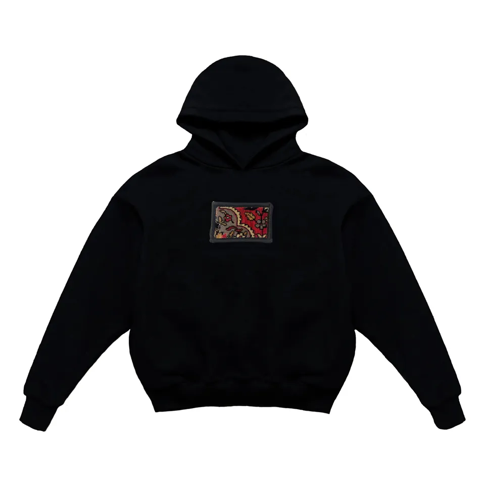 MYL CLOTHING SELECTED RUG HOODIE felpa XS patch HERITAGE