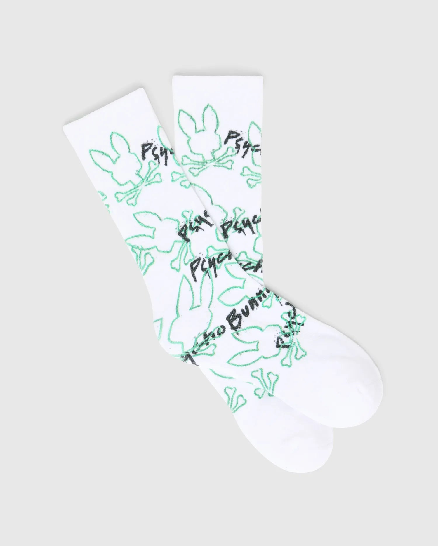 Psycho Bunny Accessories MENS DUNCAN SPORT SOCKS calze bianche O/S comfort