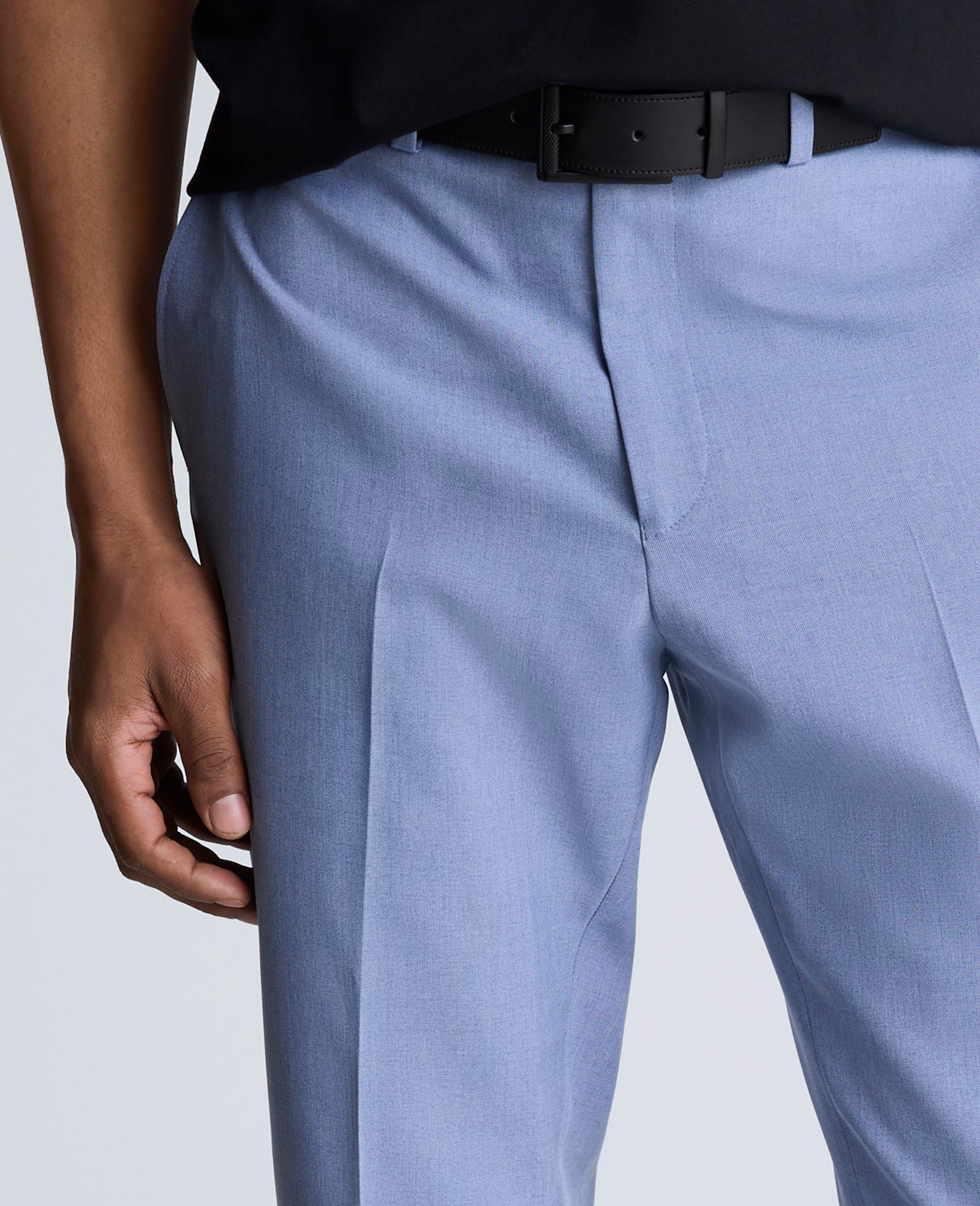 Kenneth Cole Reaction Ready Flex Slim Fit Nested Suit completo azzurro slim fit