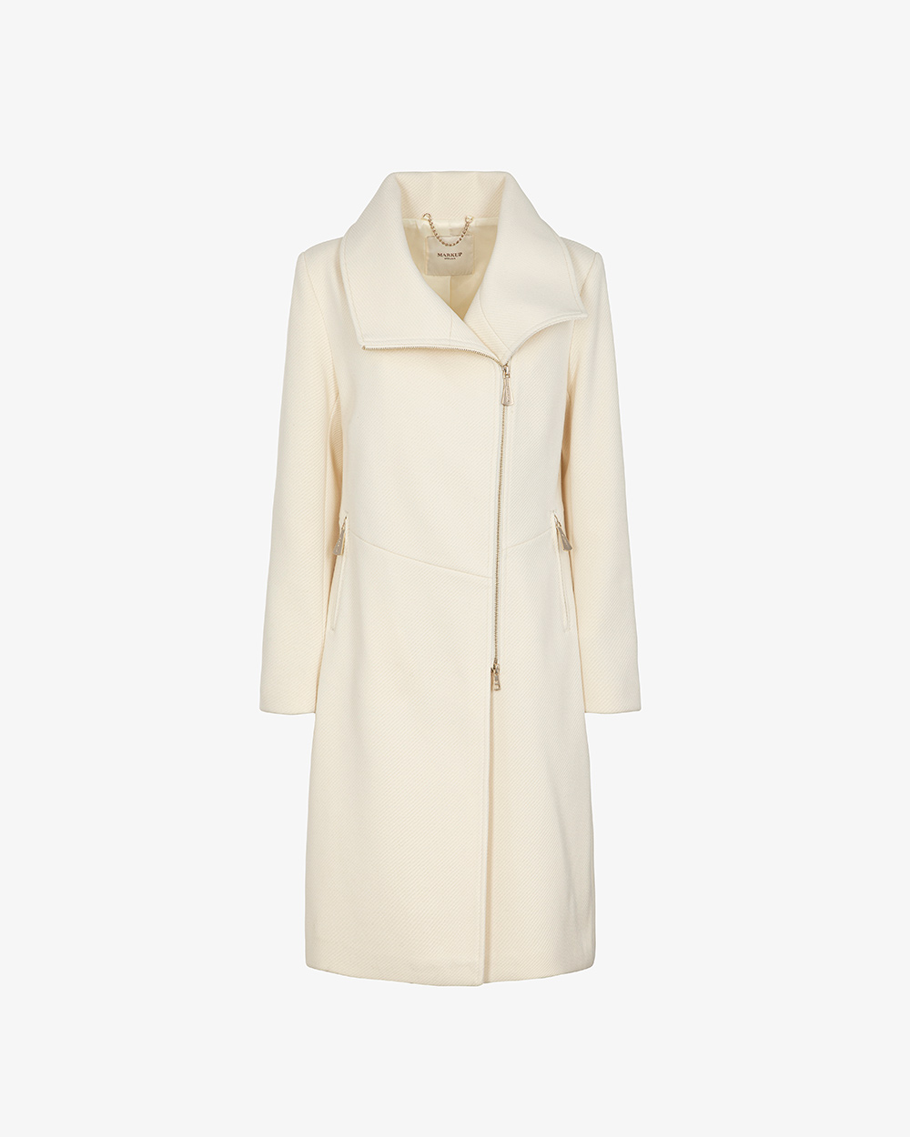 Markup Donna Cappotti Cappotto tessuto tagli diagonal cappotto taglio diagonale