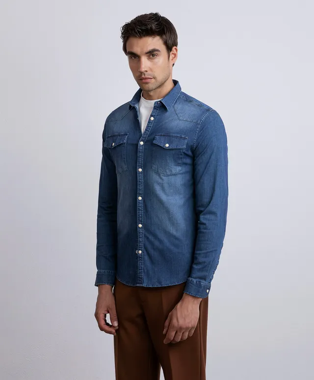 Markup Uomo Camicie Camicia in jeans