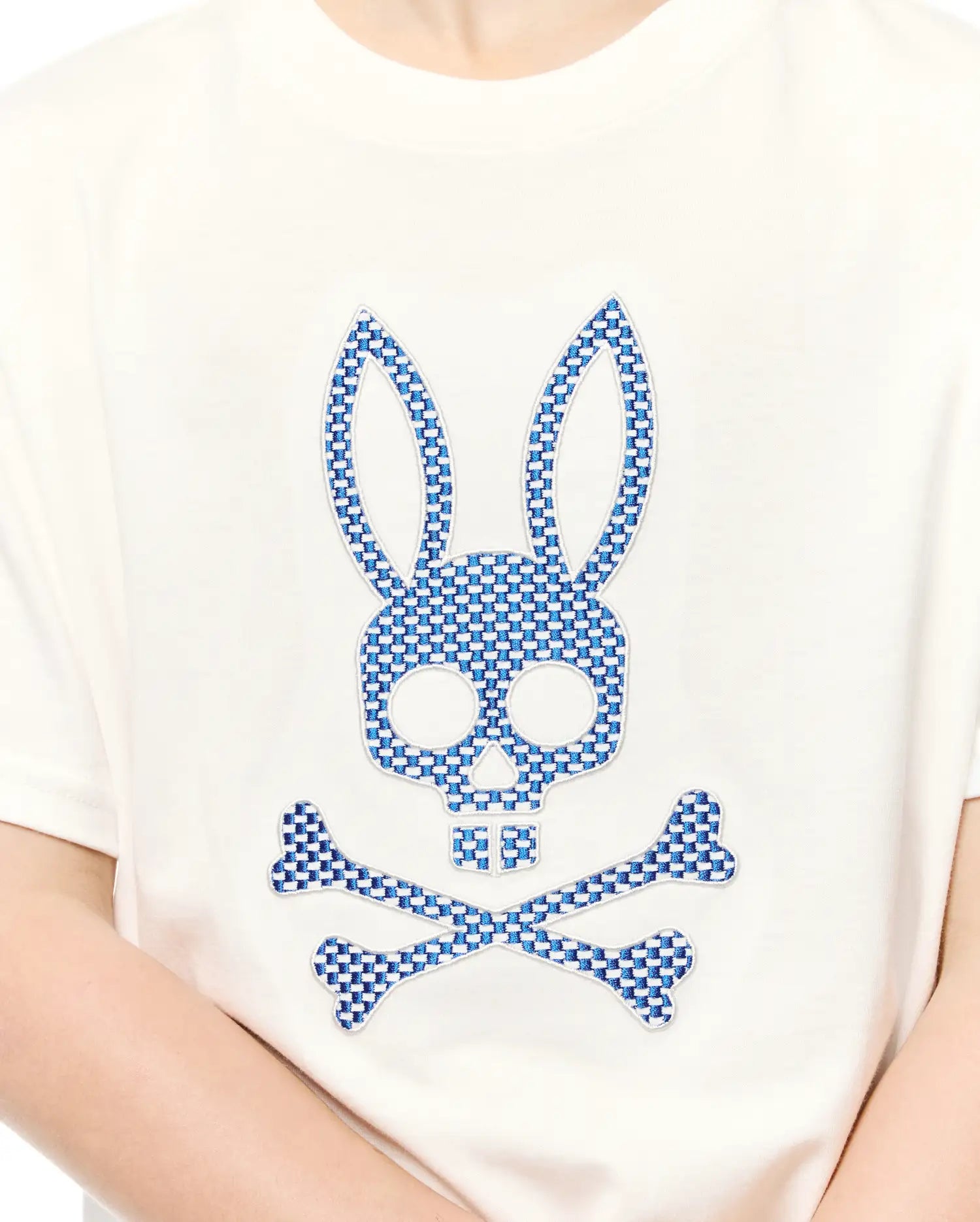 Psycho Bunny Kids Tees Stan Graphic Tee t-shirt bambino ecru grafica