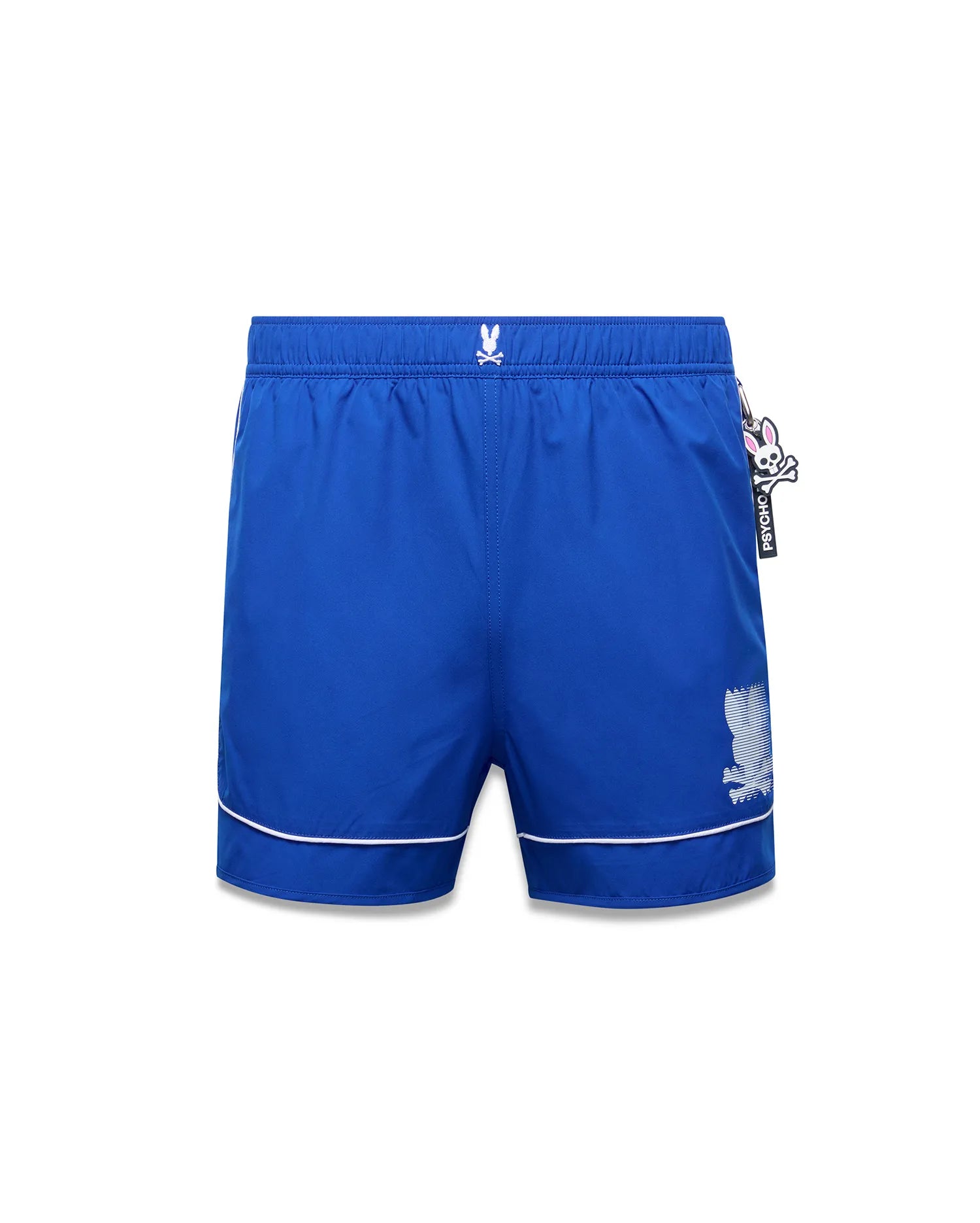 Psycho Bunny Men's Swimwear Nathaniel Swim Trunks costume uomo blu 4 pollici