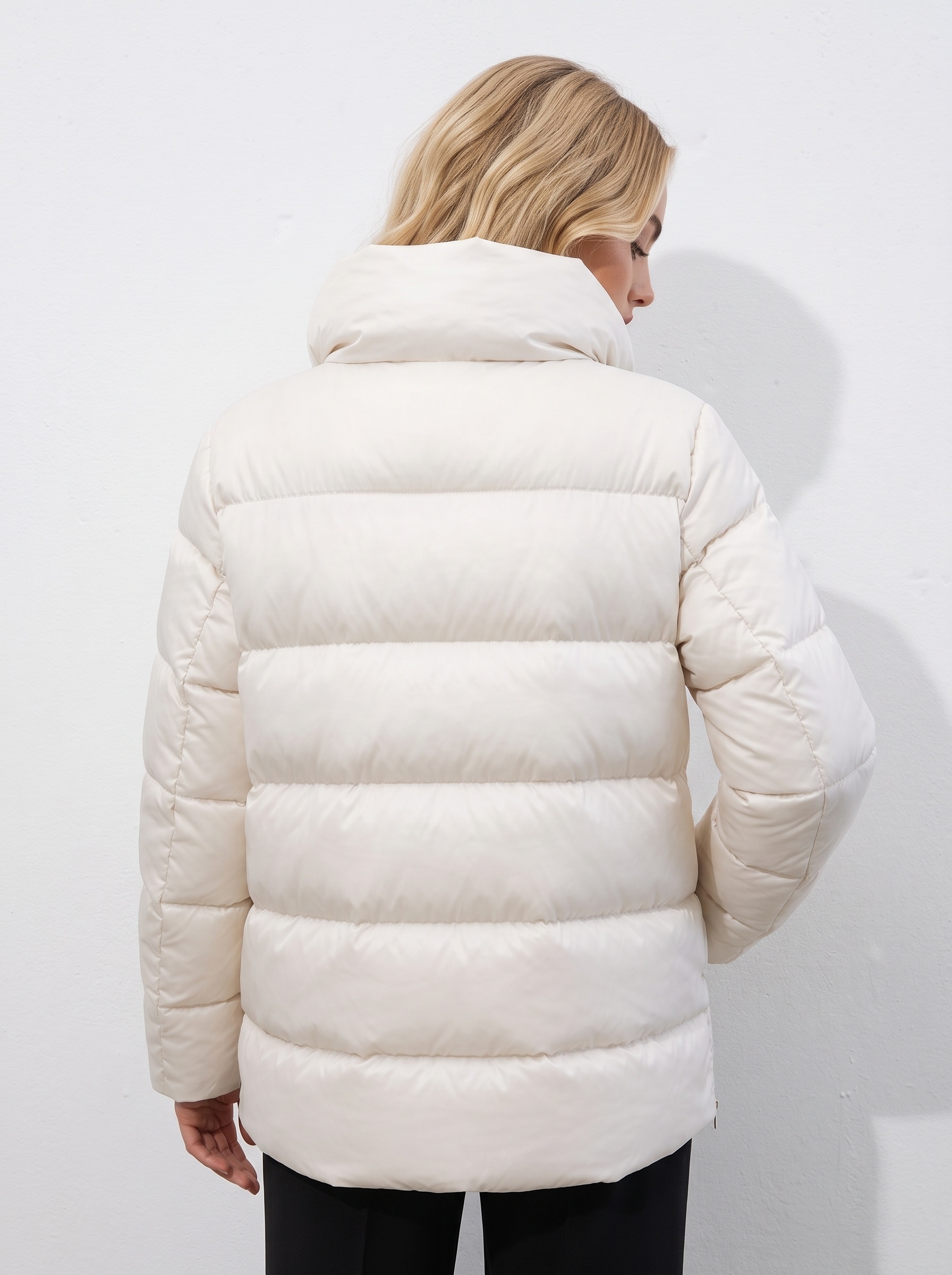 Markup Donna Giacche & Giubbotti Piumino midi in tessuto satin piumino