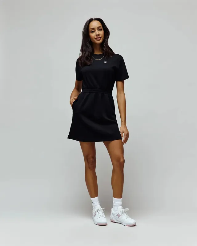 Psycho Bunny Women's Dresses Penelope Dress abito nero in cotone modal