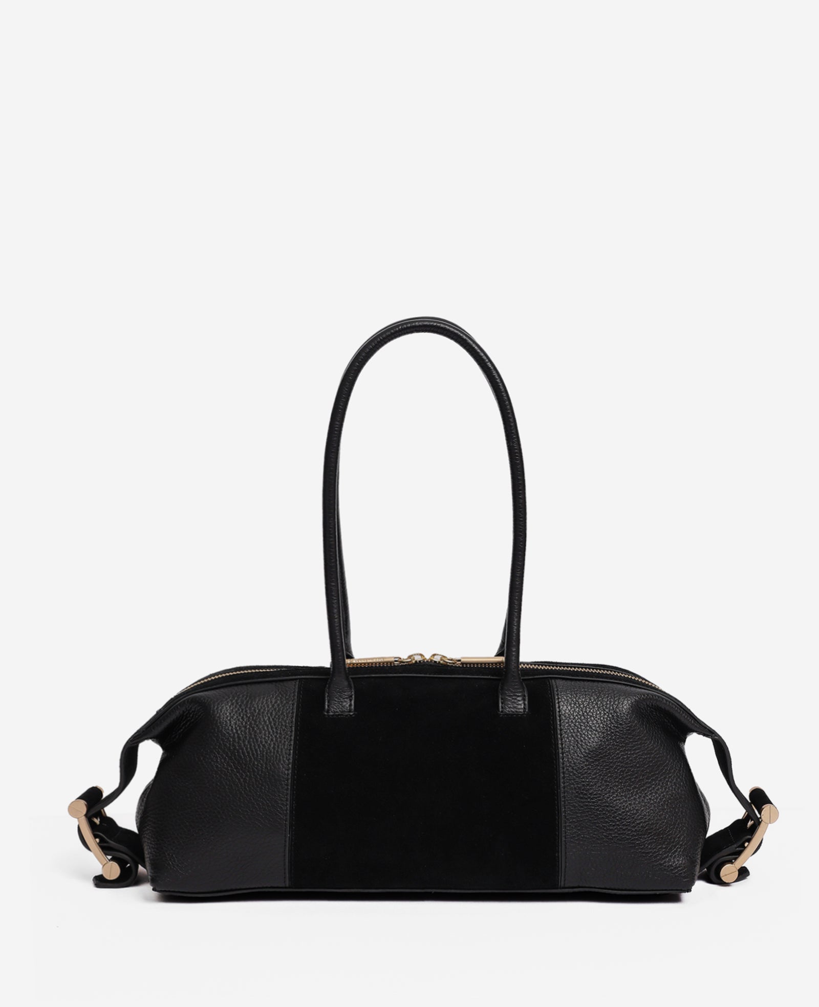 Kenneth Cole Reaction Bags Bowery Bowling Bag borsa nera in pelle