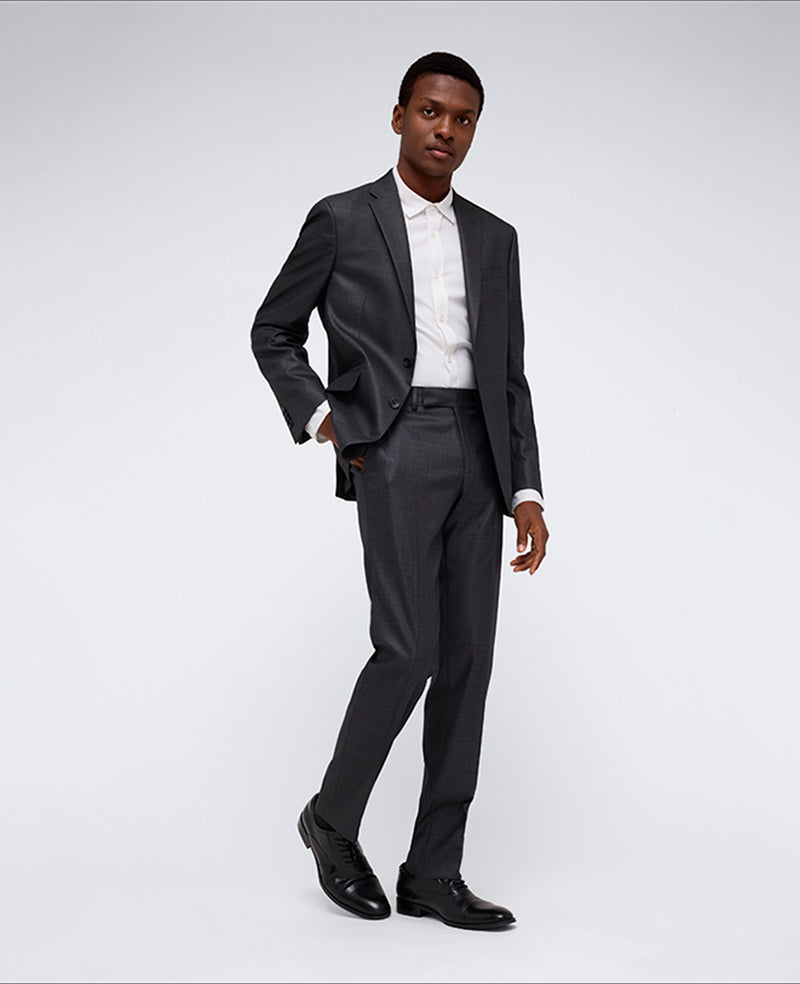 Kenneth Cole Reaction Ready Flex Suit Separate Jacket giacca da abito grigio gunmetal slim fit