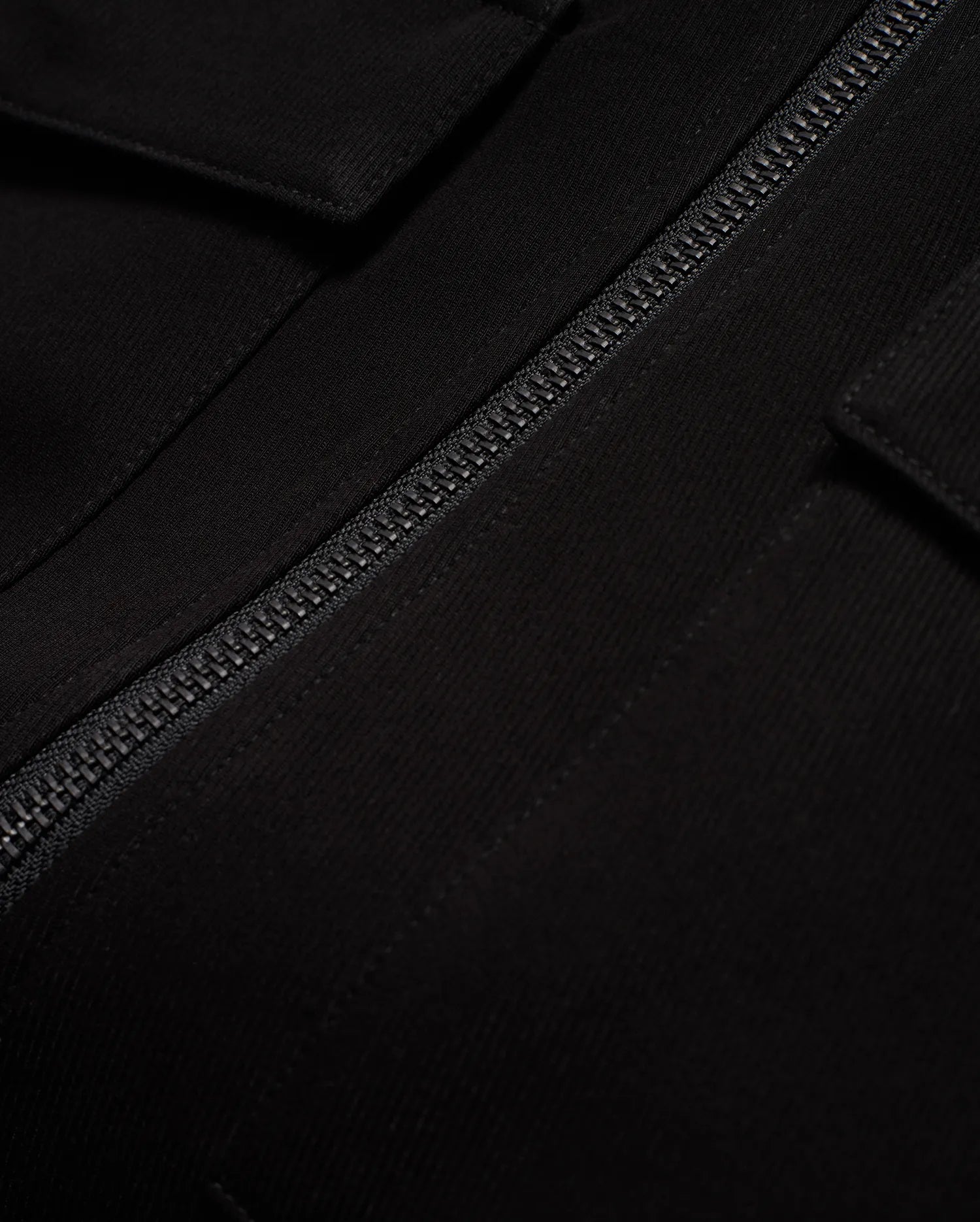 Psycho Bunny Jackets Wayde Twill Overshirt overshirt nera con zip