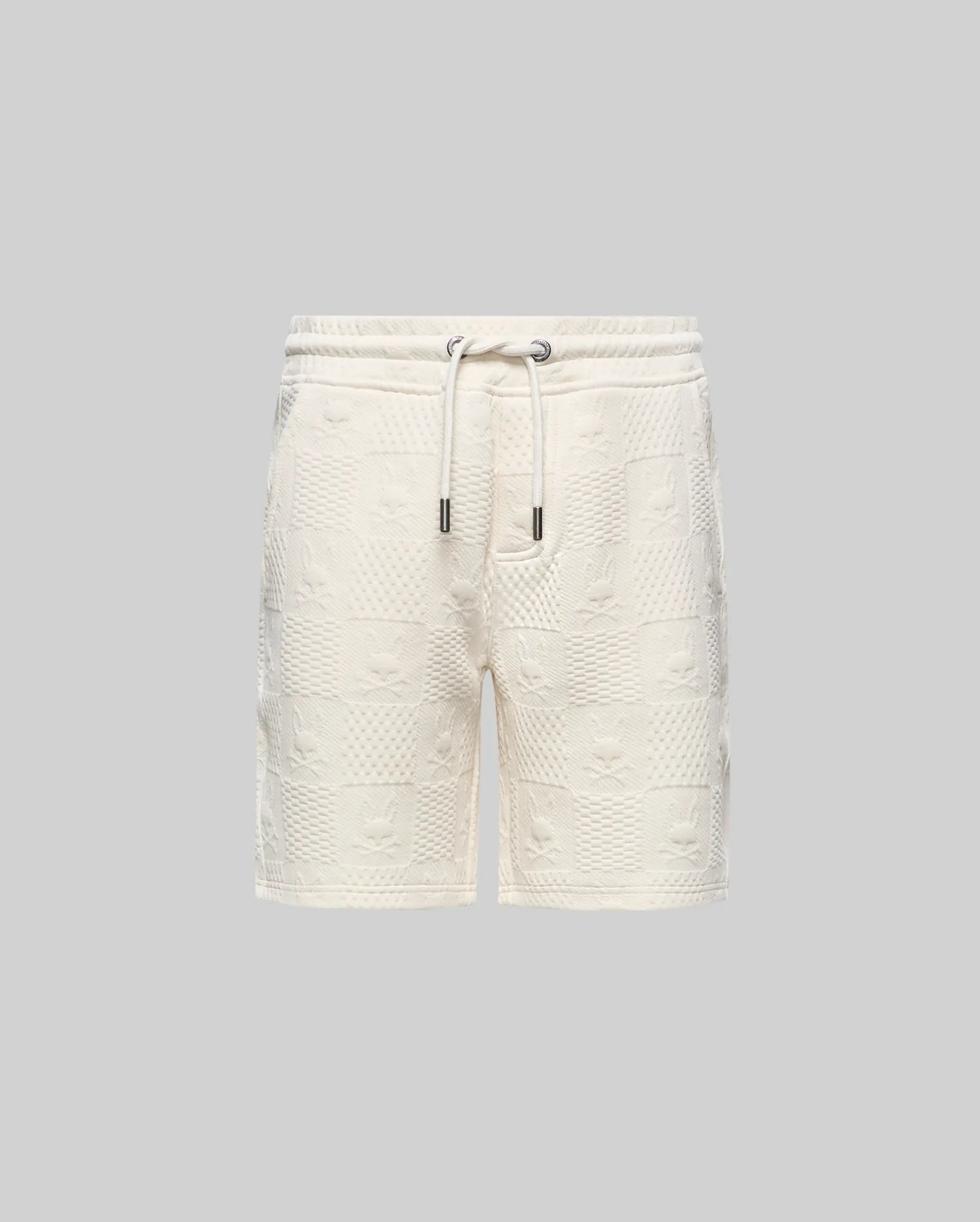 Psycho Bunny Kids Bottoms Dustin Sweatshort KB0900022 pantaloncini beige jacquard