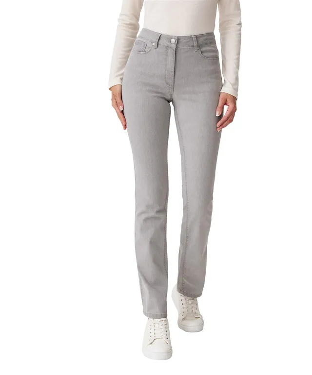 Damart Prêt-à-porter pantalone donna a vita alta gamba dritta