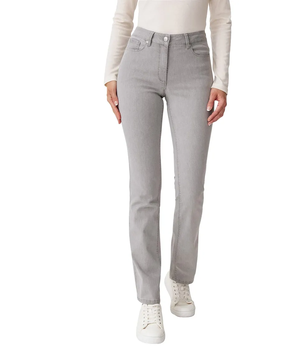 Damart Prêt-à-porter pantalone donna a vita alta gamba dritta