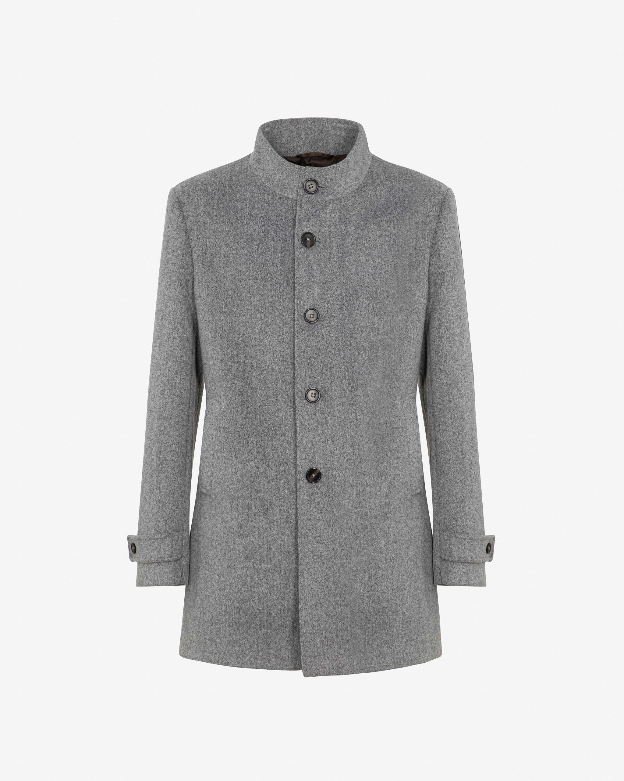 Markup Uomo Cappotti Cappotto collo lupetto panno