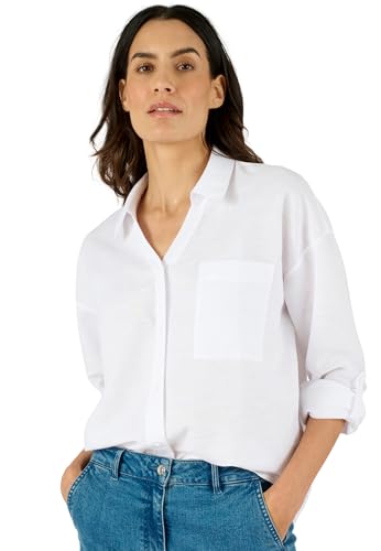 Damart Prêt-à-porter Camicia Misto Lino e Cotone Donna