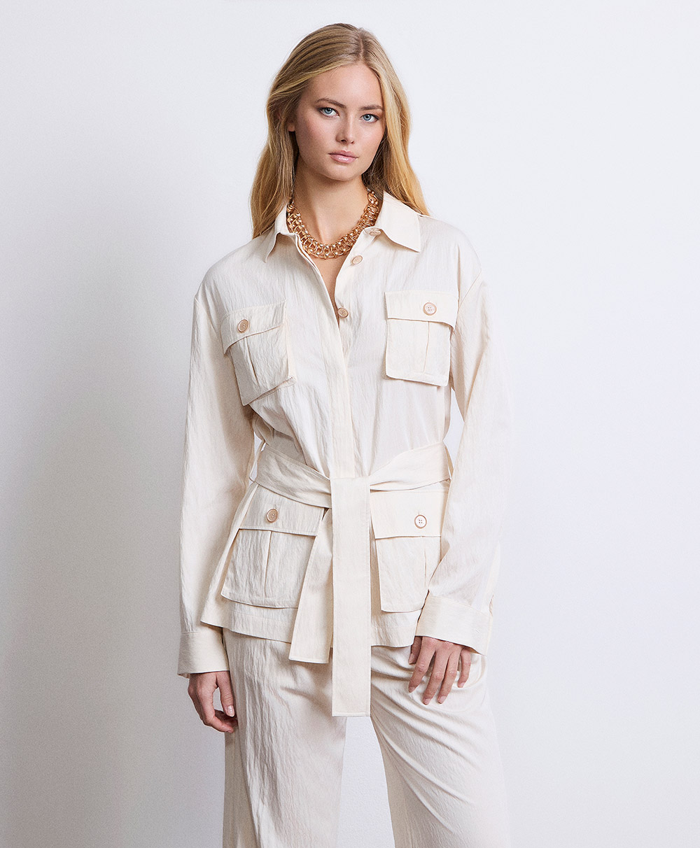 Markup Donna Giacche & Giubbotti Overshirt tessuto fluido giacca